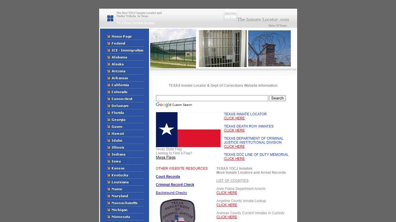 Texas Inmate Locator & Texas DOC